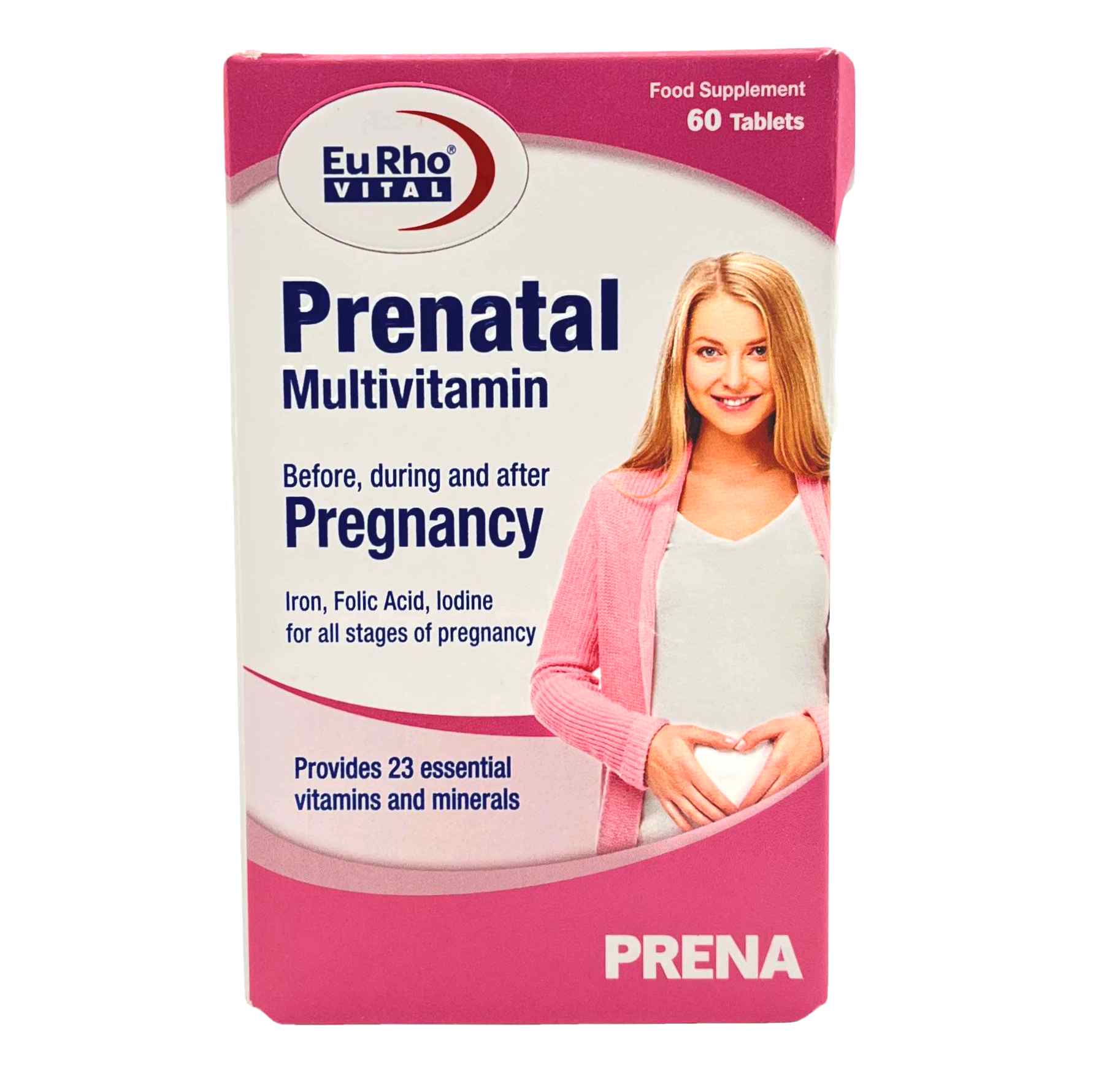 قرص پریناتال مولتی ویتامین ویژه زنان باردار پرگننسی یوروویتال EuRho Vital Prenatal